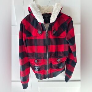 Buffalo Plaid Hooded Coat